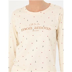 Açık Sarı Pijama Takımı