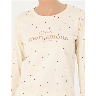 Açık Sarı Pijama Takımı