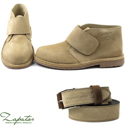 Ab.Zapatos 3316 New R • Camel+Ab.Zapatos Pelle cinturon (140) CAMEL