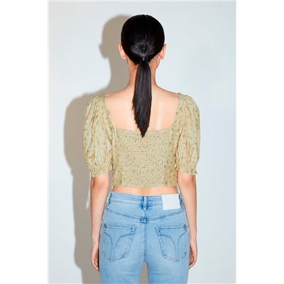 Crop top Amarillo