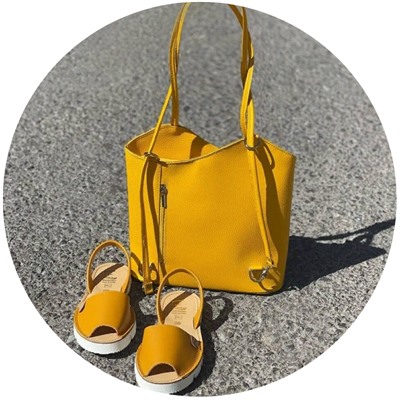 AB.Zapatos · 3202 OCRA+PELLE MOCHILA AMARILLO АКЦИЯ