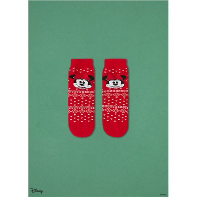 Stoppersocken mit weihnachtlichem Disney-Motiv für Kinder