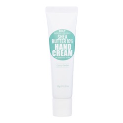 DERMA FACTORY EDLP Shea Butter 10% Hand Cream Classy Garden Увлажняющий крем для рук с маслом ши и ароматом цветочного сада 30г