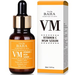 Cos De BAHA Vitamin C MSM Serum (VM) Антивозрастная сыворотка для лица с витамином C и органической серой  30мл