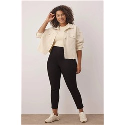 Siyah Tayt Görünümlü Ektra Esnek Skinny Jeans TBBSS24CJ00034