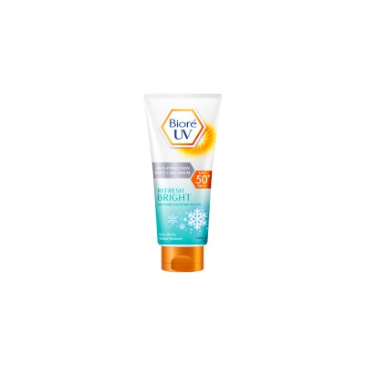 Солнцезащитный освещающий серум для тела SPF50PA+++ с ментолом от Biore 50 мл / Biore UV Anti-Pollution Body Care Serum refresh bright SPF 50 PA+++ 50 ml
