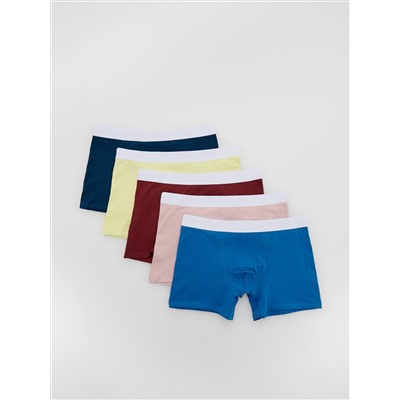 Mehrfarbige Boxershorts, 5er-Pack