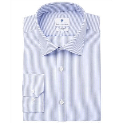 Ryan Seacrest Distinction Men's Ultimate Slim-Fit Non-Iron Performance Stretch Dress Shirt, Created for Macy's