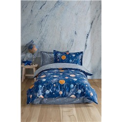 Soley | Galaxy | %100 Pamuklu Tek Kişilik Nevresim Takımı EV.GALAKSI.01