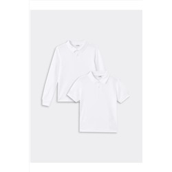 LC Waikiki, Polo Yaka Basic Erkek Çocuk Tişört 2'li
