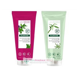 Klorane Cupuaçu Gel Douche Nutritif Feuille de Figuier + Gel Douche Nutritif Sève de Bambou 2x200mlLot  × 2