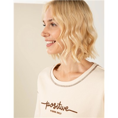 Krem Comfort Fit Sweatshirt