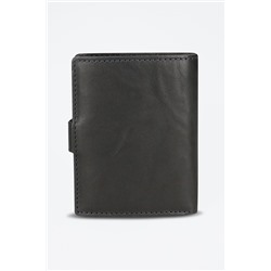Cartera de piel Striking Negro
