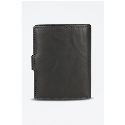 Cartera de piel Striking Negro
