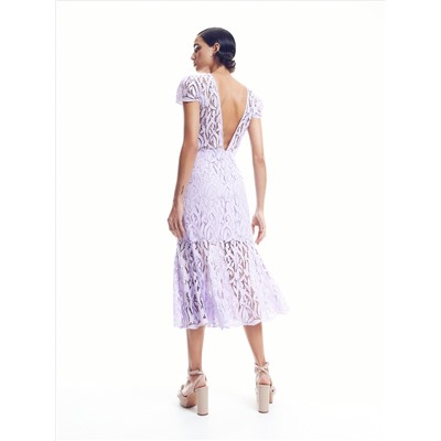 Kleid mit Lochmuster