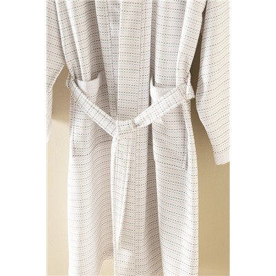 Margion Kimono Pamuklu Unisex Bornoz - Renkli