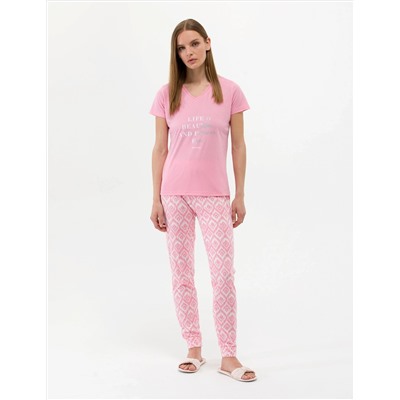 Pembe Pijama Takımı