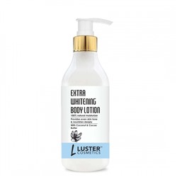 LUSTER Extra Whiitening Body Lotion Питательный лосьон для тела с маслами кокоса и какао  300мл