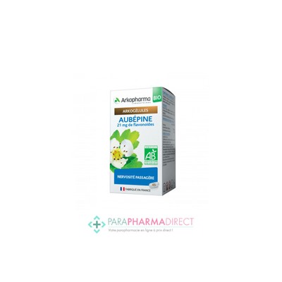 ArkoPharma ArkoGélules - Aubépine - Nervosité Passagère - BIO 45 gélules