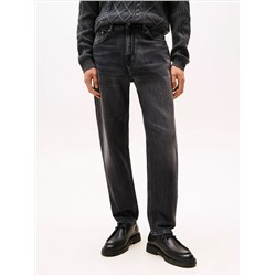 Tapered Relaxed Black Wash Jean
