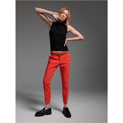 Zigarettenhose mit Gürtel