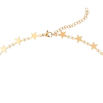 Damen Kette mit Sternchen-Anhängern