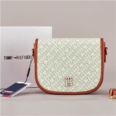 Сумка-мессенджер с цветочным узором сбоку на плече Tommy Hilfige*r  ОРИГИНАЛ!