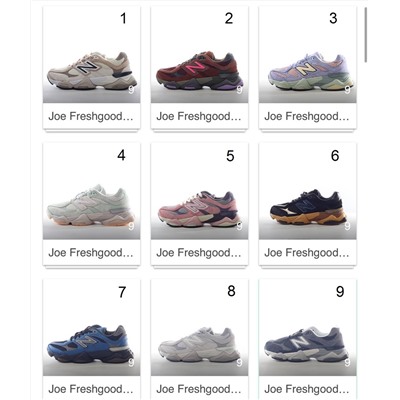 Удобные и универсальные кроссовки унисекс   ▪️Jo*e Freshgood*s x Ne*w Balanc*e 9060