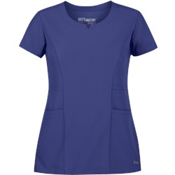 Grey's Anatomy Scrubs Signature STRETCH Rounded Notch Neck Top