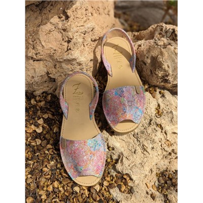 AB.Zapatos · 3207PC · clavel multicolor+Pelle 21-20 (370) lila