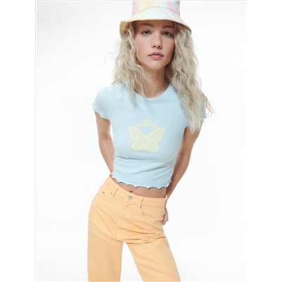 T-Shirt im Slim-Fit mit Druck