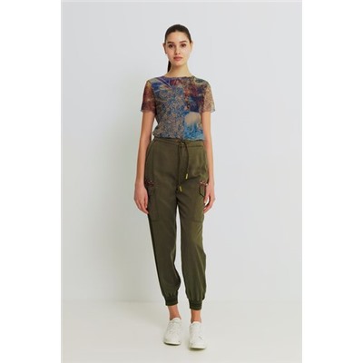 Pantalón jogger cargo 100% Lyocell