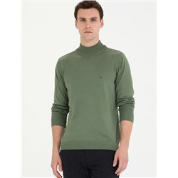 Duman Slim Fit Yarım Balıkçı Basic Triko Kazak