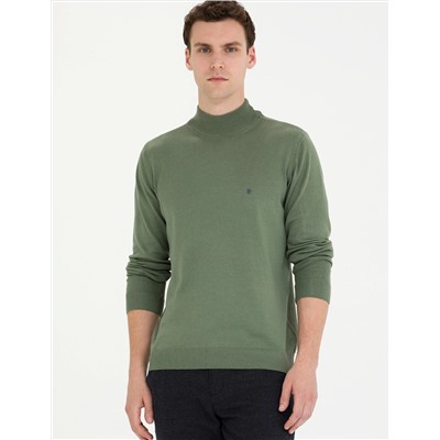 Duman Slim Fit Yarım Balıkçı Basic Triko Kazak