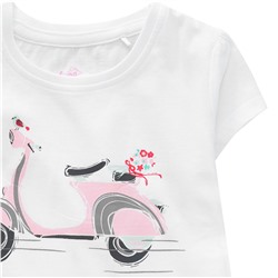 Mädchen T-Shirt mit Front-Print