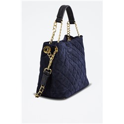 Bolso de piel Hina Azul marino