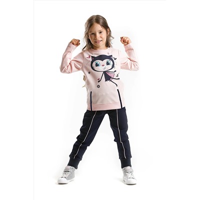 Denokids Kız Çocuk Kokoş Kahraman Eşofman Takım Cff-18s1-059 CFF-18S1-059