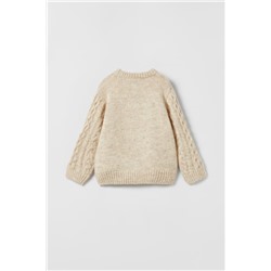 ARAN KNIT SWEATER