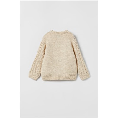 ARAN KNIT SWEATER