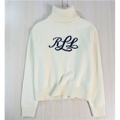 Женский  жаккардовый свитер с высоким воротом RALPH LAURE*N ОРИГИНАЛ!