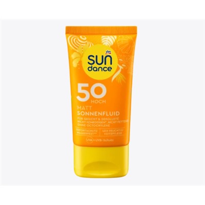 Sonnenfluid Gesicht mattierend LSF 50, 50 ml