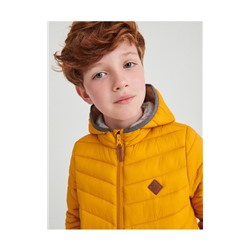 Steppjacke mit Kapuze