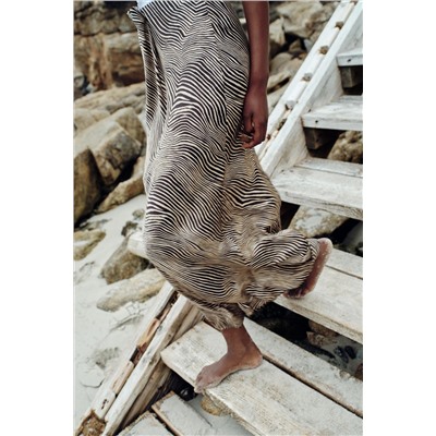 ANIMAL PRINT MIDI SKIRT