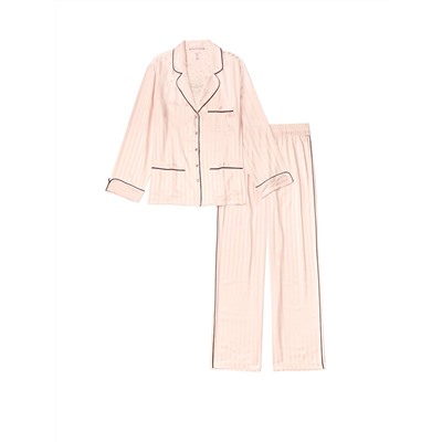 VICTORIA'S SECRET Satin & Rhinestone Button PJ Set