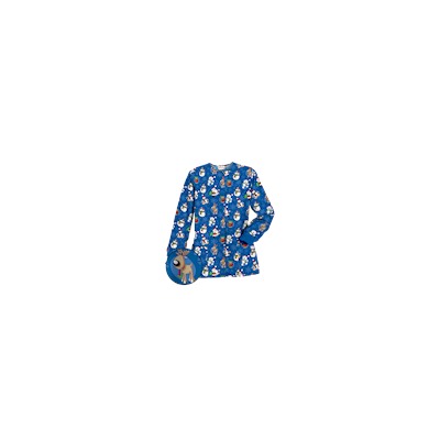UA Christmas Crush Royal Print Scrub Jacket