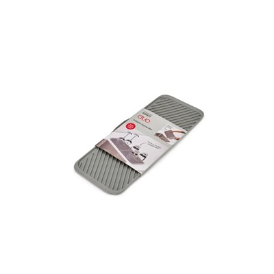 JosephJoseph  Faltbare Abtropfmatte "Duo" in Grau - (B)42,8 x (H)17,4 cm