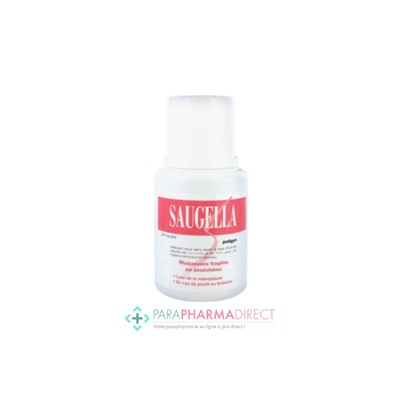 Saugella Poligyn Nettoyant Doux Sans Savon Muqueuses Fragiles ou Asséchées Format Voyage 100ml