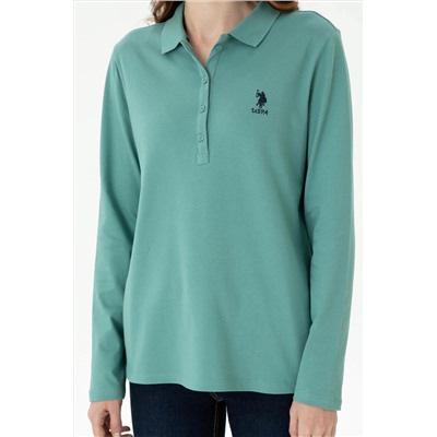 Kadın Mint Basic Sweatshirt