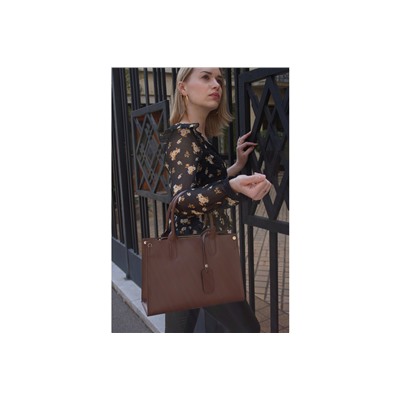 Bolso de piel Pure Marrón