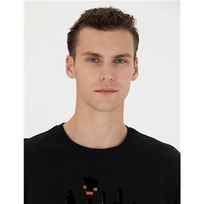 Siyah Regular Fit Sweatshirt
